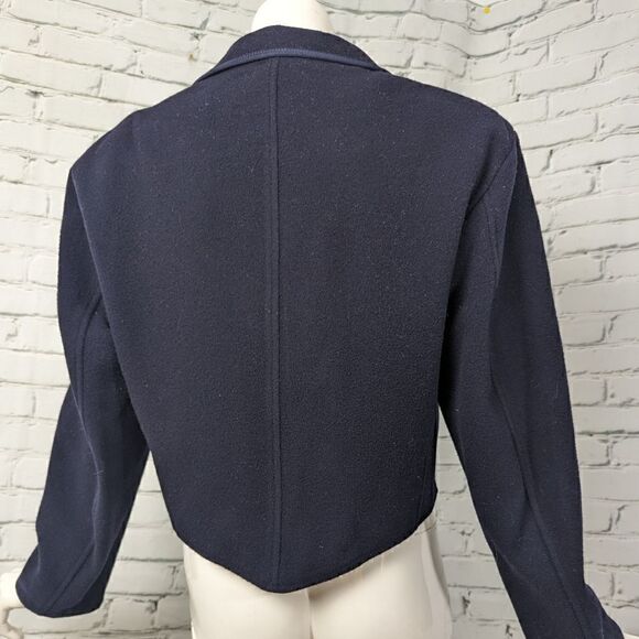 Vintage 90's Wool cropped blazer, Size 12 - Picture 7 of 13